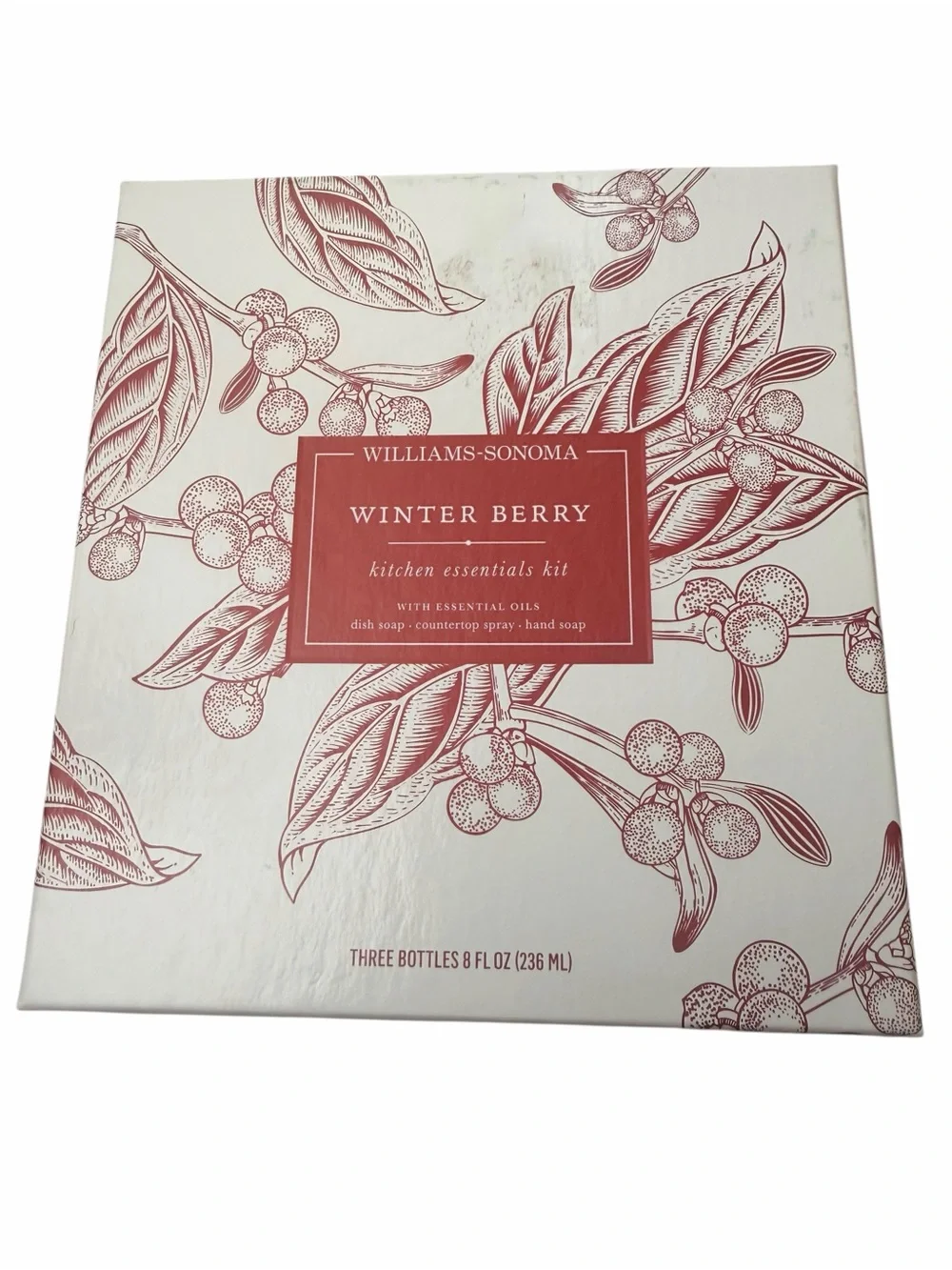Williams Sonoma Kitchen Essentials Kit Winter Berry